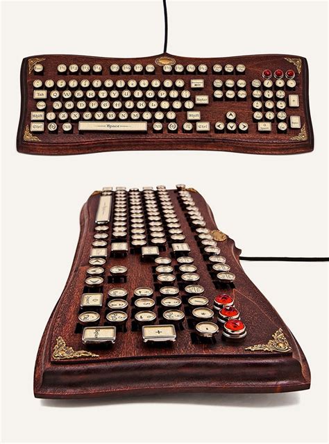 Vintage Style Unique Computer Keyboards Interior Design Ideas