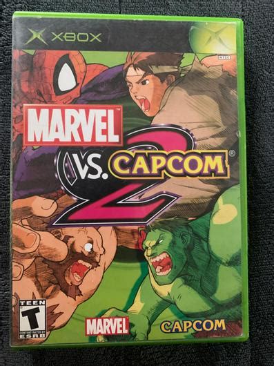 Marvel Vs Capcom 2 Item Box And Manual Xbox
