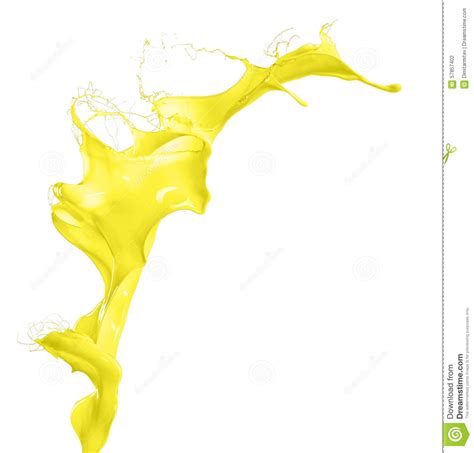 Isolated Yellow Splash Stock Photo Image Of Colorful 57857402
