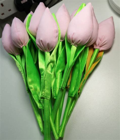Handmade Tulips Pink Tulips Mother Day T Anniversary Etsy