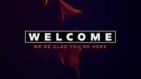 Welcome Motion Background