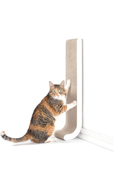 4claws Wall Mount Scratching Post 26 White Basics Collection Cat