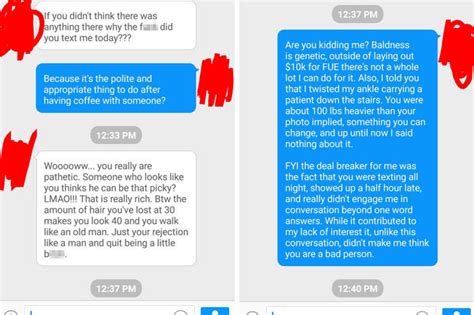 Dating Texts Gone Bad Lad Refused A Second Date But She Gets Mad