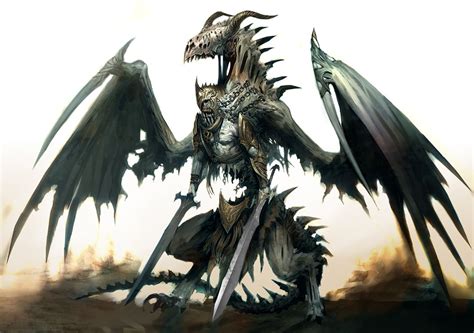 Undead Dragon Concept By Kekai Kotaki Spirits Weird And Bizzare