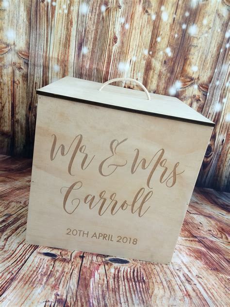 Wishing Well Box Card Box Wooden Box Etsy