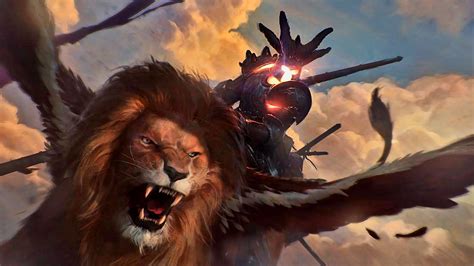 Warrior And Lion Hd Magic The Gathering Wallpapers Hd Wallpapers Id