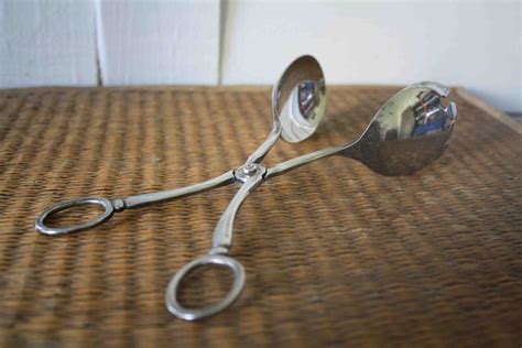 Silver Plated Salad Tongs Sheffield England