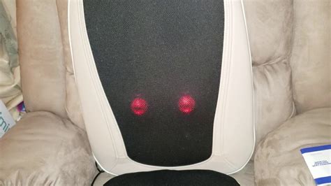 belmint massage seat cushion with shiatsu vibration and heat youtube