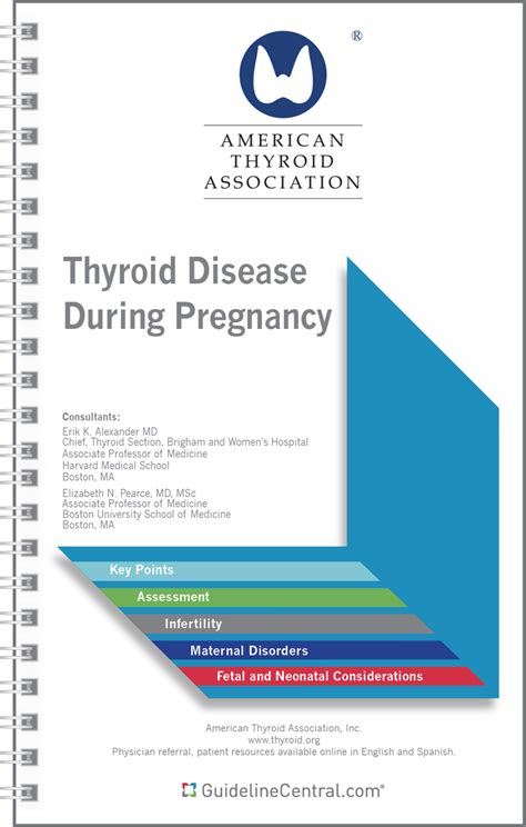 Thyroid Disease During Pregnancy Guidelines Pocket Guide Guideline