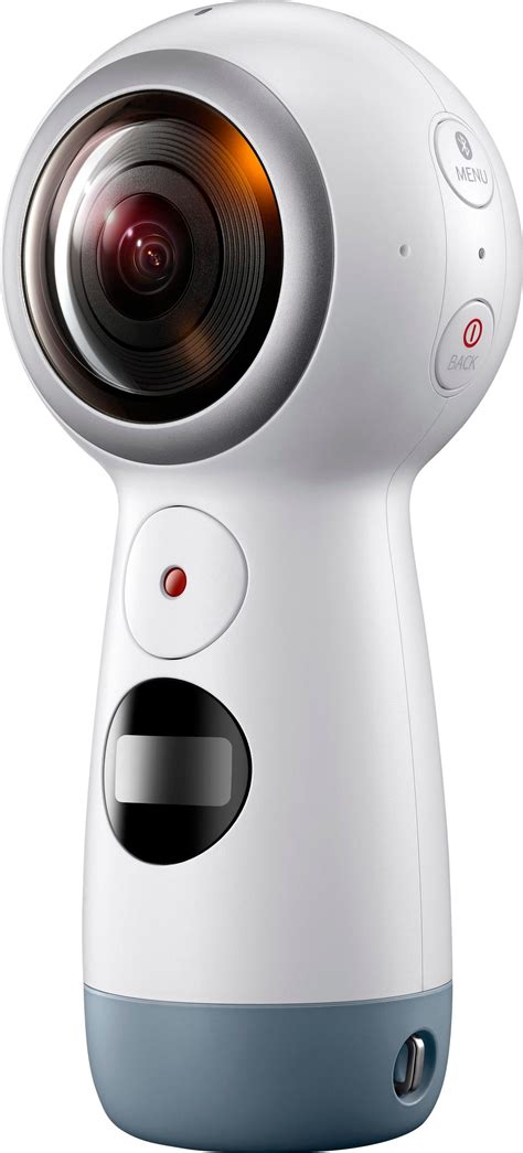Customer Reviews Samsung Gear 360 Real 360 Degree 4k Vr Camera White Sm R210nzwaxar Best Buy
