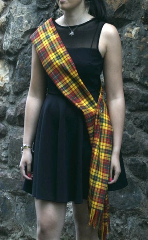 You'll definitely be the center of attention with this 6ft. Classic Tartan Sash | CLAN by Scotweb