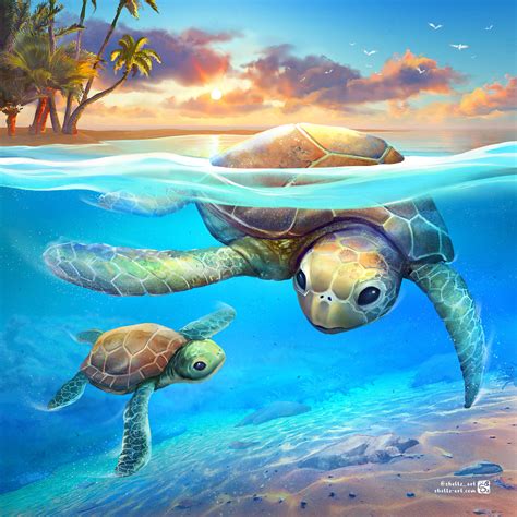 Artstation Tobago Turtles