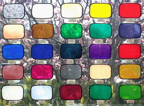 Gallery Glass Class Color Charts Dry Color Swatches And Pattern To Make Your Own