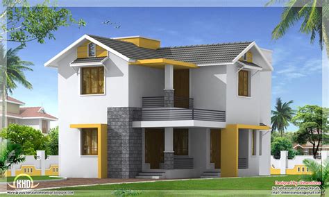 Beautiful Modern Kerala Home Exterior Design Simple