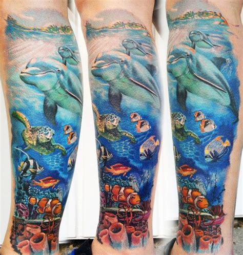 Fish Tattoo By Andre Zechmann Nature Tattoos Ocean