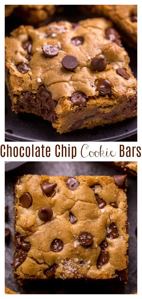 Easy Chocolate Chip Cookie Bars Baker By Nature Recipe Easy