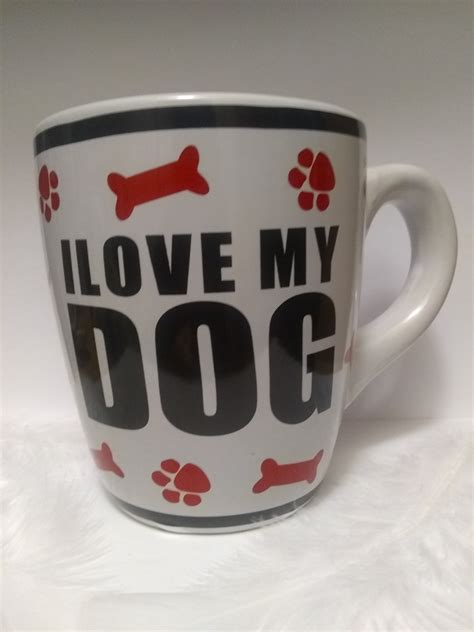 I Love My Dog Coffee Mug 20 Oz Mugs