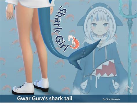 Cas Gwar Guras Shark Tail Siaowowo In 2023 Shark Tail Sims 4