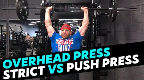 Standing Overhead Press Vs Push Press Which Is Best For Shoulder