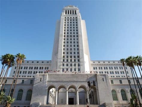 Los Angeles City Hall With Phallus Michael Konik