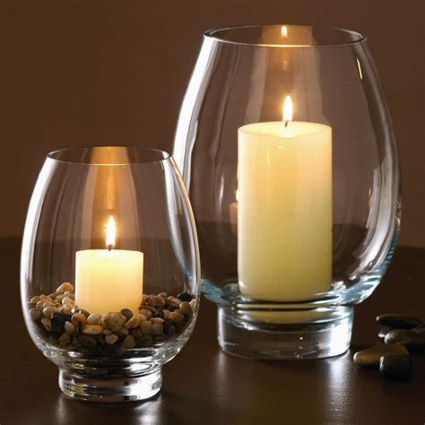 Outdoor Hurricane Candle Holders In Fronthouse