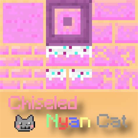 Chiseled Nyan Cat Optifine Is Required Minecraft Texture Pack