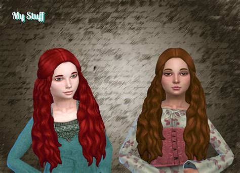 Mystufforigin Jayden Hair Retextured For Girls Sims 4 Hairs Girl