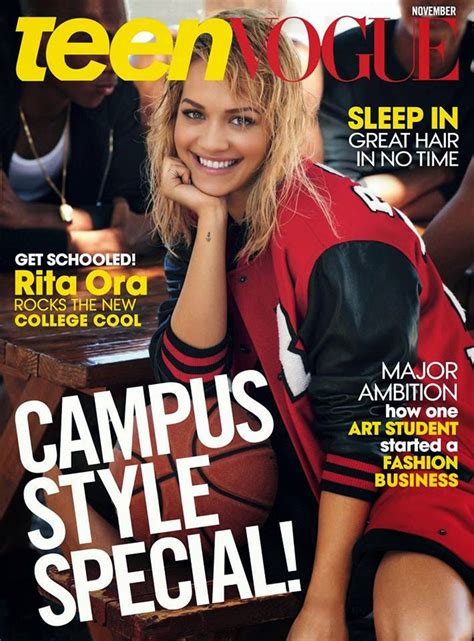 Rita Ora In Teen Vogue Magazine November 2014 Issue Hawtcelebs