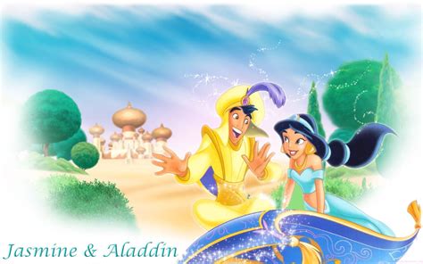 Aladdin And Jasmine Aladdin Wallpaper 23744542 Fanpop