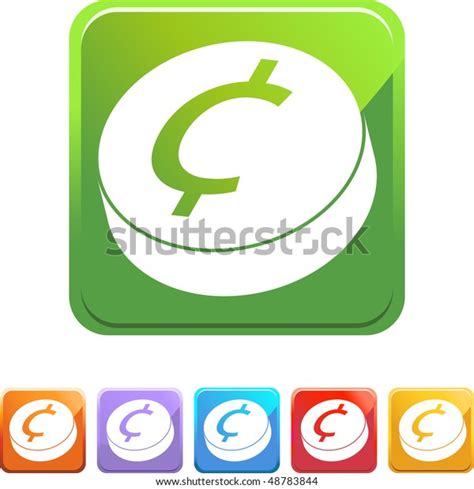 Change Button Isolated On Background Stock Vector Royalty Free 48783844