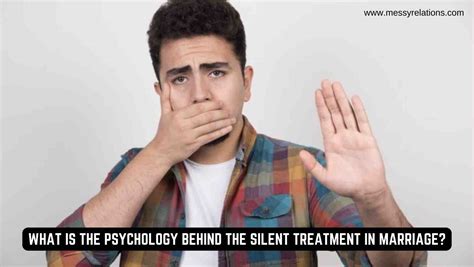 What Is The Psychology Behind The Silent Treatment In Marriage? - Messy