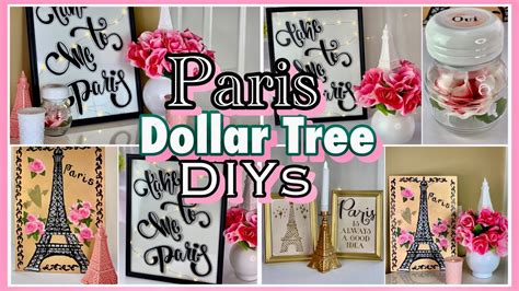 Check out our paris themed decor selection for the very best in unique or custom, handmade pieces from our signs shops. Paris Decor Ideas | Dollar Tree DIYs - YouTube