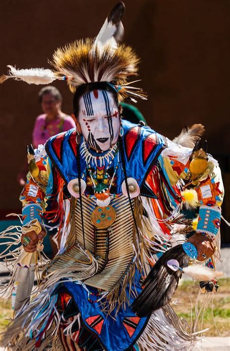 Zuni Indian Wearing Regalia Native American History Native American