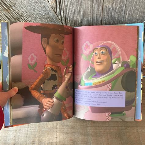 Toy Story Book Woody And The New Toy Play A Sound Book Read Etsy