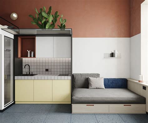 Creating Style In Super Tight Studio Apartments Tiny Studio
