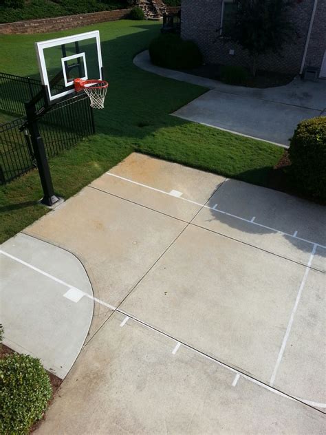 A Unique Perspective Of The Pro Dunk Gold Basketball Goal On A Nook