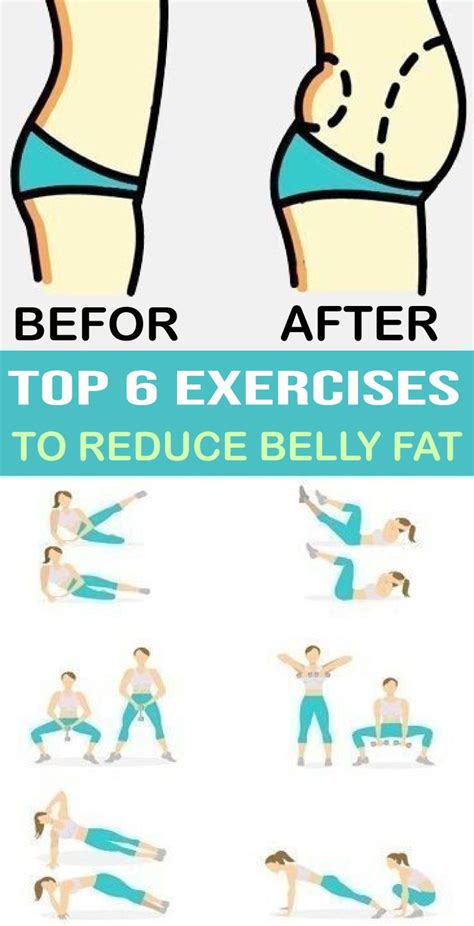 6 Exercises To Reduce The Size Of Your Belly Easy Workouts Exercise At Home Workouts