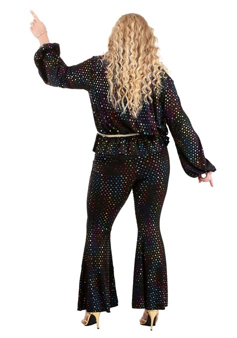 Plus Size Disco Queen Womens Costume