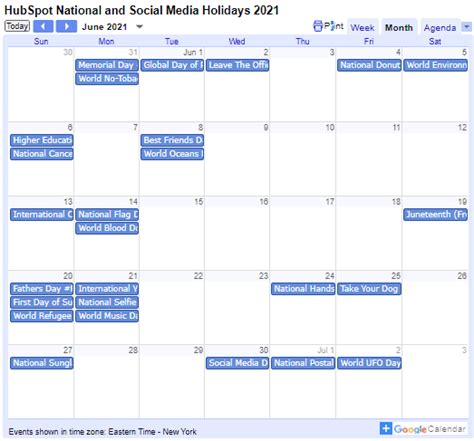Guía del calendario de contenido de redes sociales 2021 todo lo que