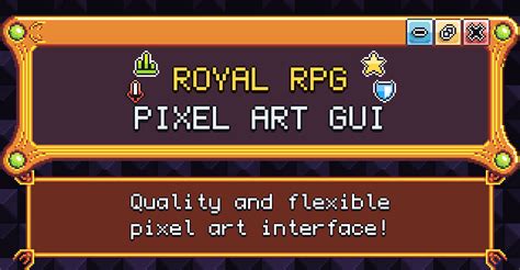 Royal RPG Pixel Art GUI By UnTied Games