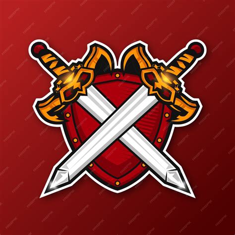 Premium Vector Sword Mascot Logo Esport
