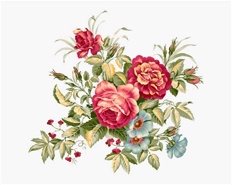 Clip Art Vintage Flower Clip Art For Invitations Digital Download