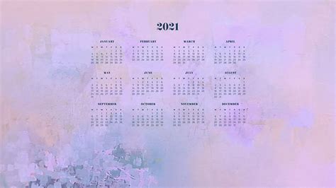 Download Kalender 2021 Hd Aesthetic 2021 Calendar Wallpapers Top Images