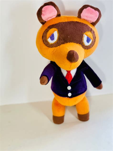 Animal Crossing Wiki Tom Nook Raccoon Custom Plush Toy In Etsy