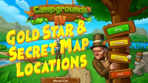 Campgrounds 4 Level 3 Gold Star Plus Secret Map Location Youtube