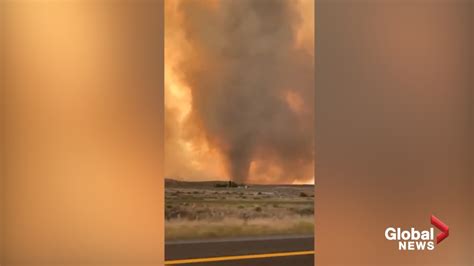 Extremely Rare ‘firenado Spins Up Over Wildfire In California