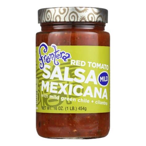 frontera foods salsa mexicana mild salsa mexicana case of 6 16 oz 6 pack 16 ounce each