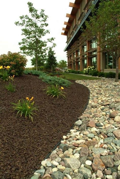 Landscaping Ideas With Mulch And Rocks 2020 A Nest With A Yard
