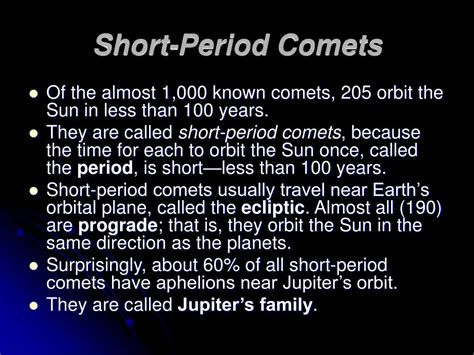 Ppt The Origin Of Comets Powerpoint Presentation Free Download Id