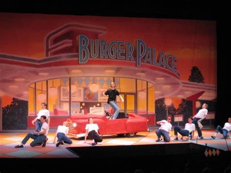 Burger Palace Set Design Theatre Stage Design Grease Play Grease